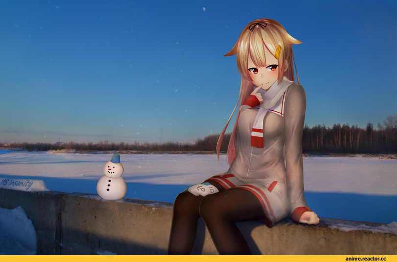 yuudachi (kantai collection), Kantai Collection, Photoshop, сделал сам, MS INSΔNITY, Тульпа, Anime