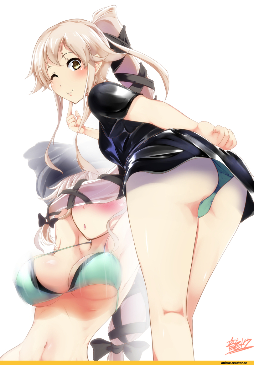 Kantai Collection, Yura (Kantai Collection), ryuu tou, Anime Ero Swim, Anime Ero, oshiri, Anime