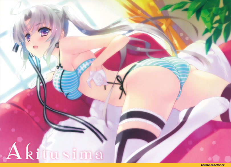 Carnelian, Anime Art, Akitsushima (Kantai Collection), Kantai Collection, Anime Ero Pantsu, Anime Ero, oshiri, Anime