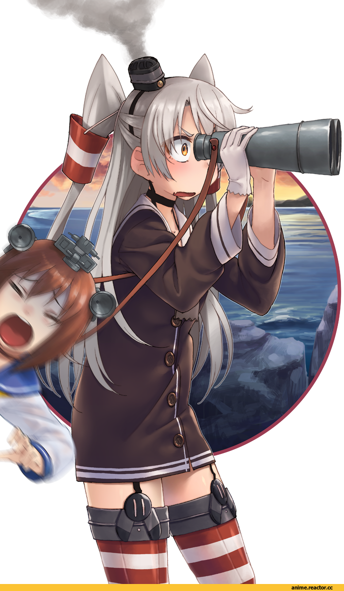 Kantai Collection, vovovov, Amatsukaze (Kantai Collection), Yukikaze (Kantai Collection), Anime
