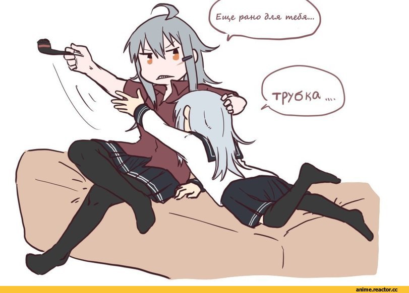 betchan, Kantai Collection, Gangut (Kantai Collection), Hibiki (Kantai Collection), Anime
