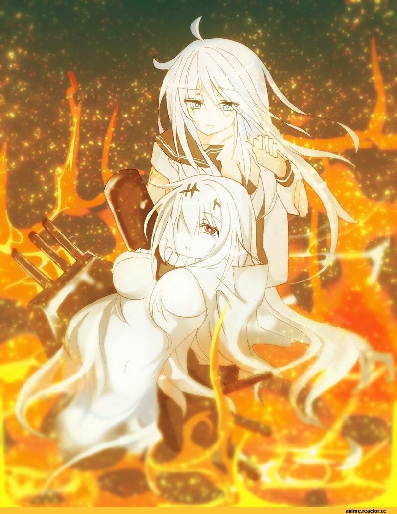 Anime Art, habanero_mgmg, Anime Paint, Kantai Collection, Verniy, northern water hime, Anime