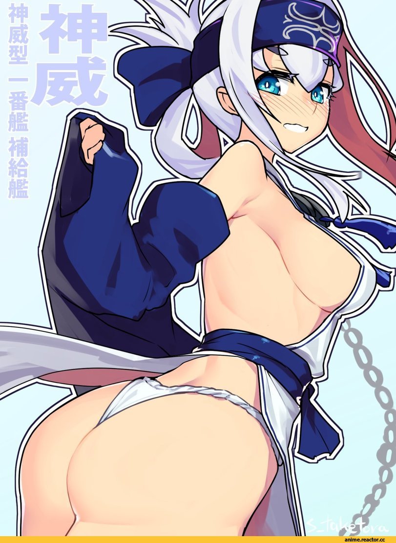Kantai Collection, Kamoi (Kantai Collection), taketora suzume, Adult pantsu, Anime Ero, oshiri, Anime
