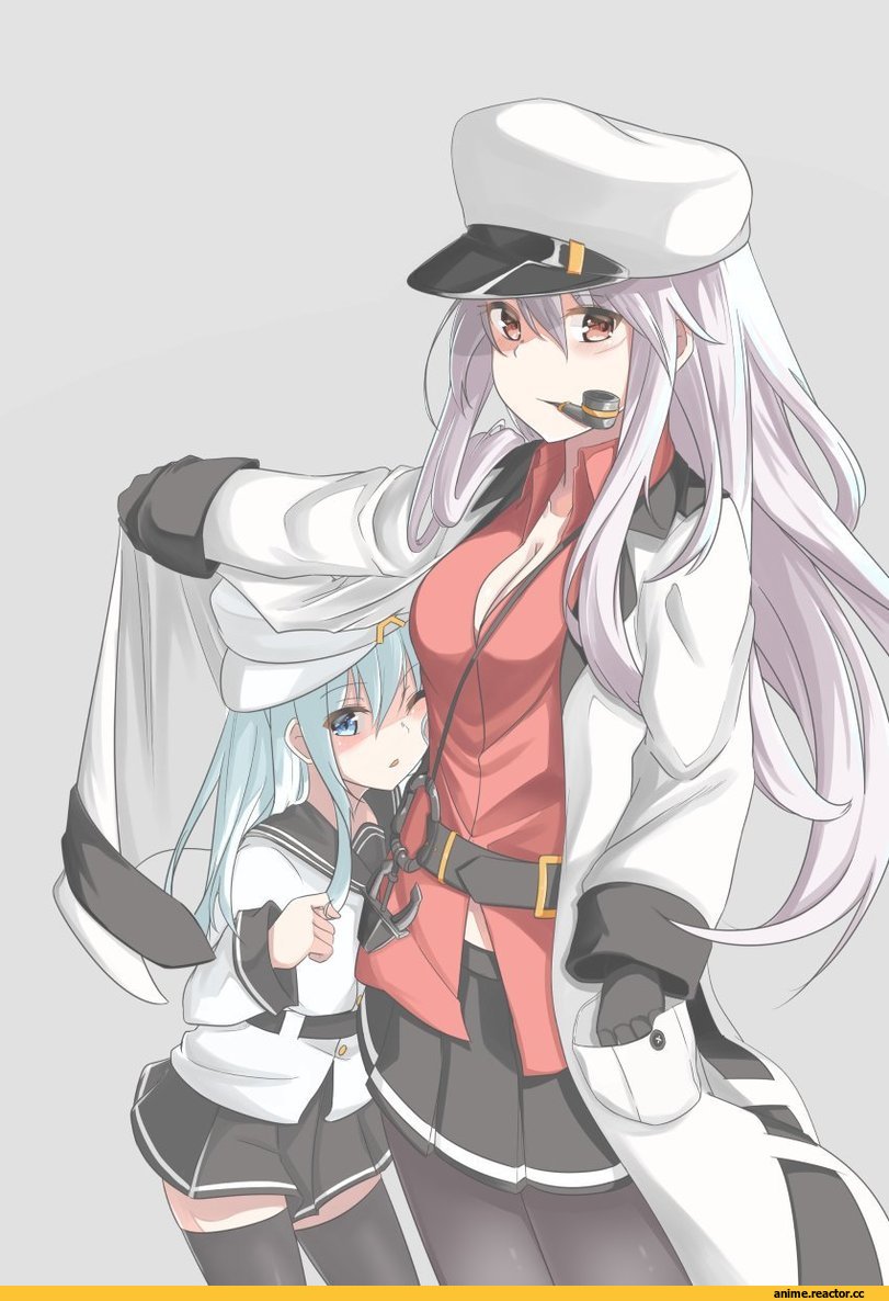 Kantai Collection, tiasis, Gangut (Kantai Collection), Hibiki (Kantai Collection), verniy (kantai collection), Anime