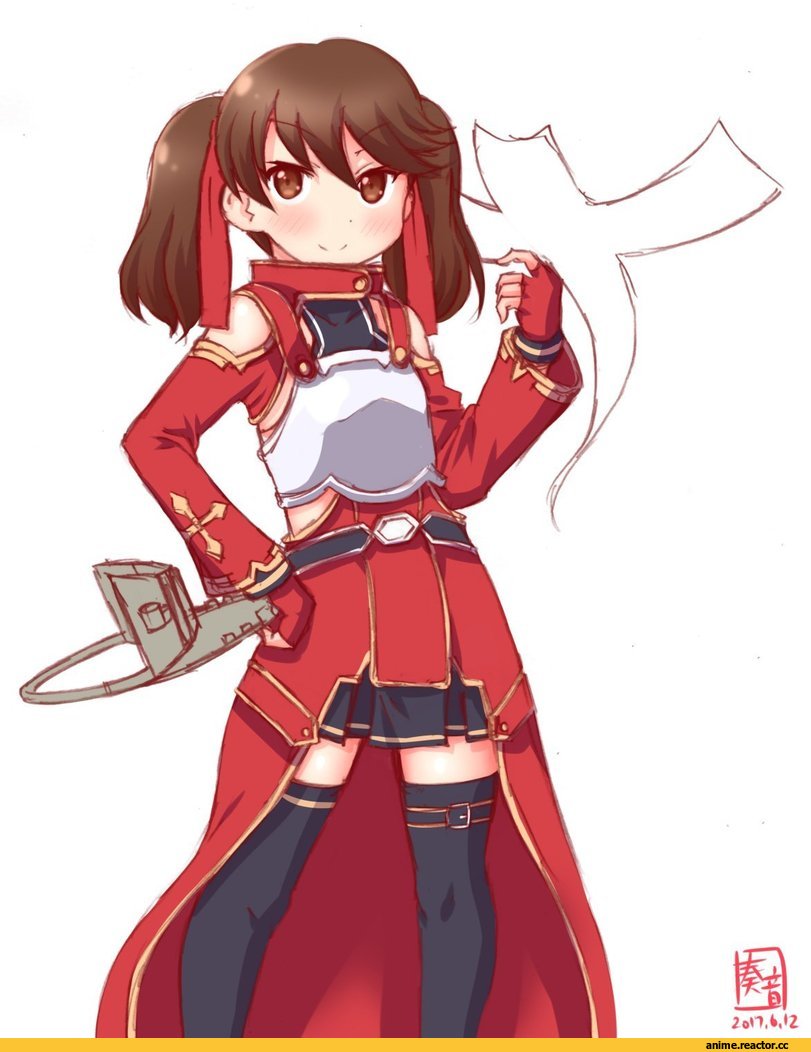 Kantai Collection, Sword Art Online, Ryuujou, kanon (kurogane knights), crossover, Anime