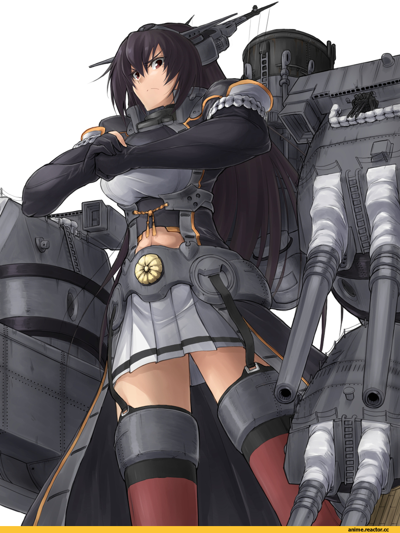 v r dragon01, Anime Art, Kantai Collection, Nagato (Kantai Collection), Anime
