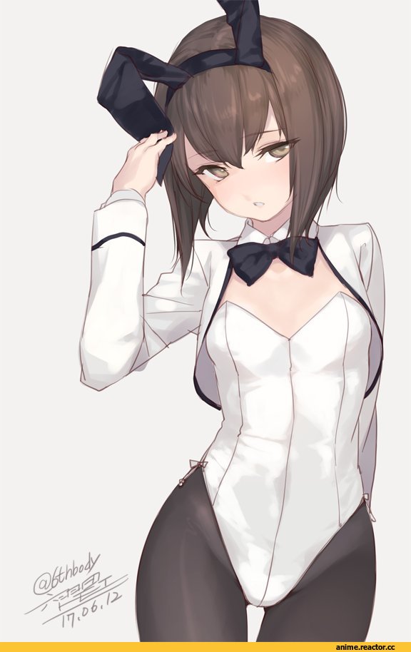 Kantai Collection, Taihou, Rokuwata Tomoe, Anime Art, Bunnysuit, Anime