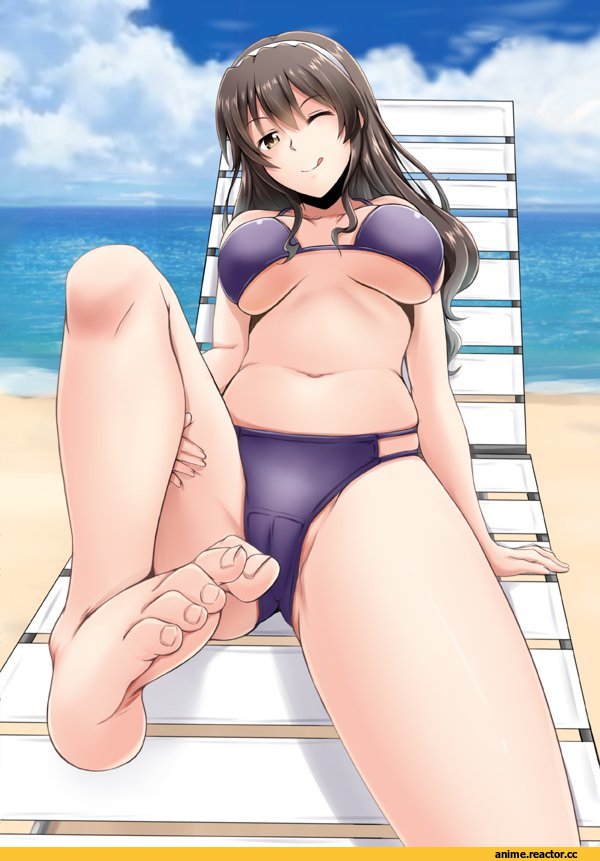 Fuuma Nagi, Anime Art, Anime Ero, Anime Ero Swim, Kantai Collection, ashigara, Anime Feet, Anime