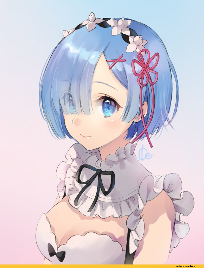 Rem (re zero), Re Zero Kara Hajimeru Isekai Seikatsu, ice (ice aptx), Anime Art, Anime