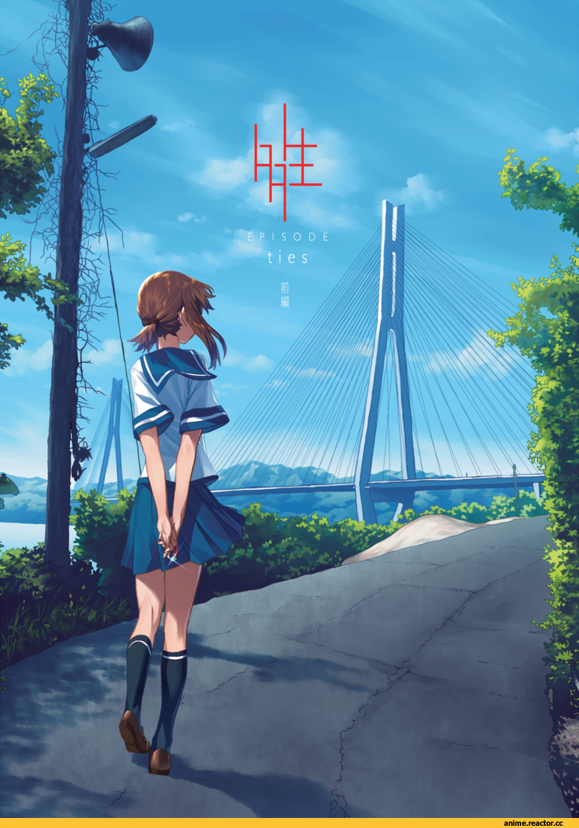 blew andwhite, Fubuki (Kantai Collection), Kantai Collection, Anime