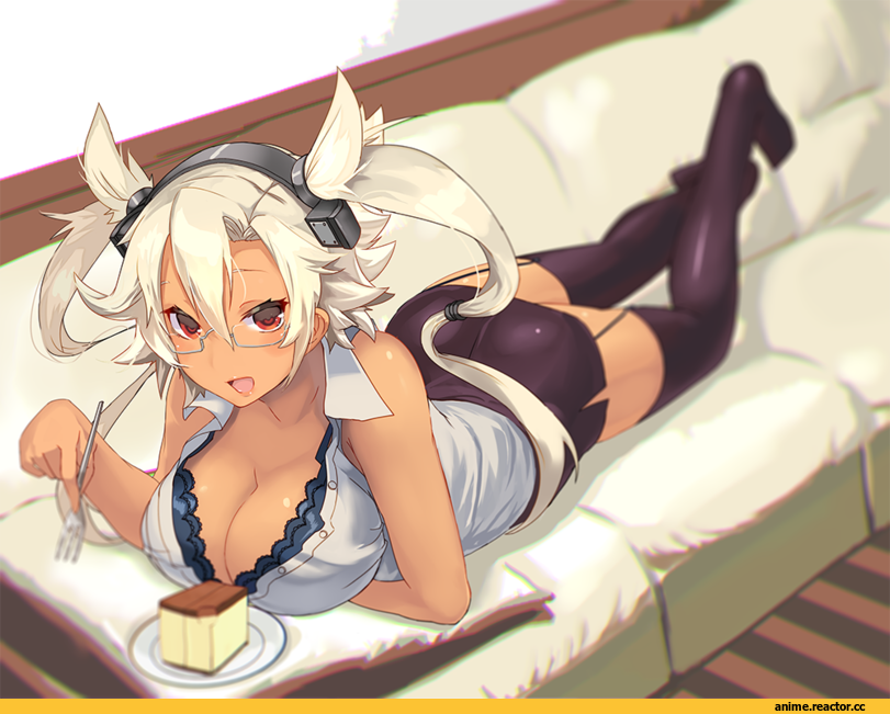 sakuhiko, Kantai Collection, Musashi (Kantai Collection), Megane, Anime