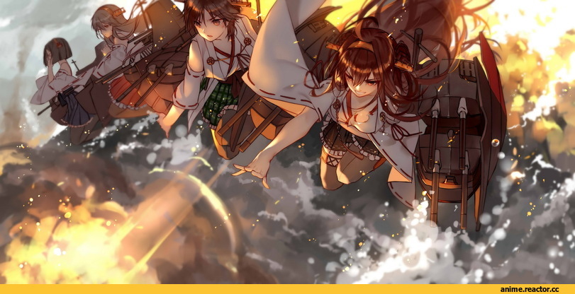 joseph lee, Kongou (Kantai Collection), Kantai Collection, Haruna (Kantai Collection), Kirishima (Kantai Collection), Hiei, Anime