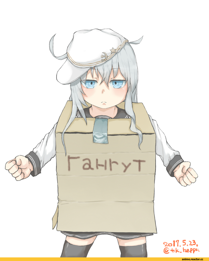 Kantai Collection, Hibiki (Kantai Collection), verniy (kantai collection), heppu, Anime