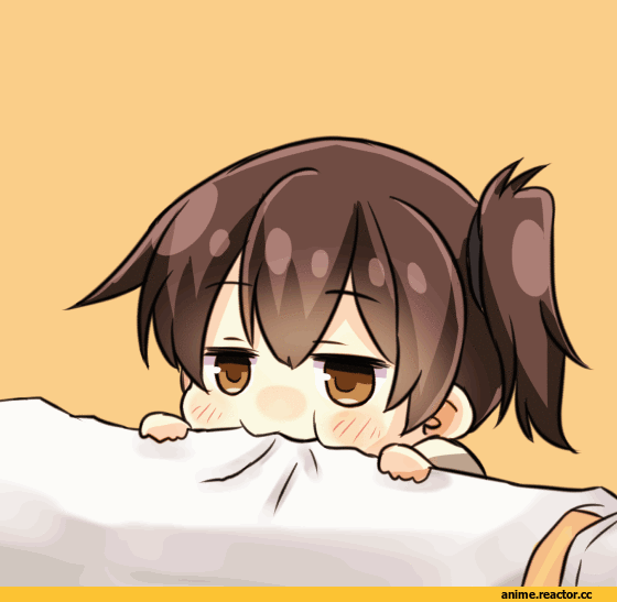 Kaga (Kantai Collection), Kantai Collection, Admiral (Kantai Collection), Taisa (kari), anime gif, chibi, Anime