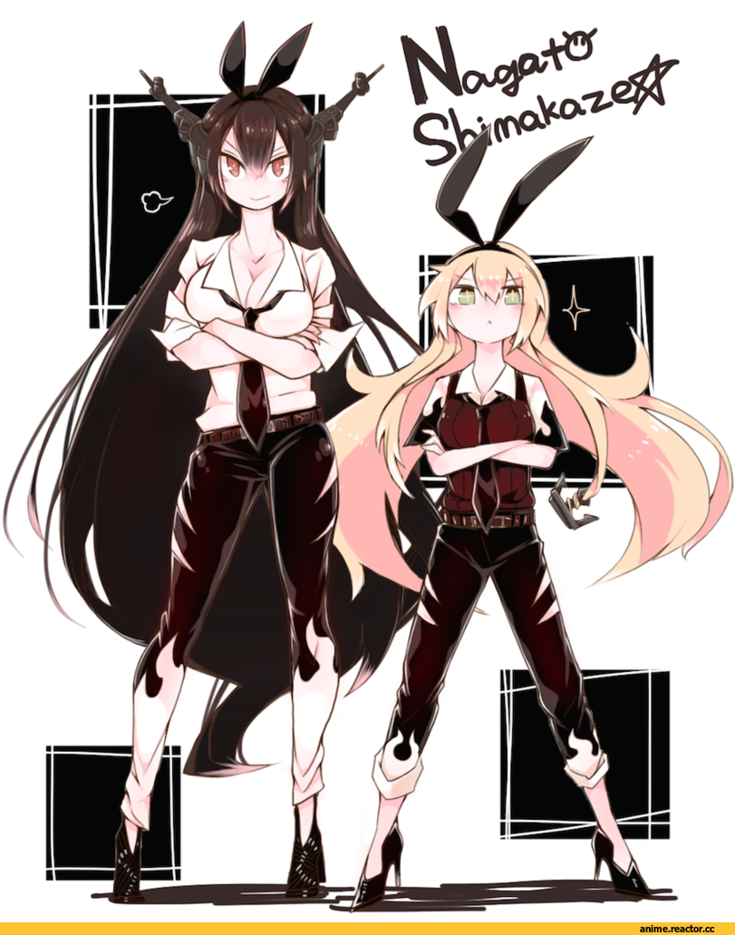 Kantai Collection, Shimakaze, Nagato (Kantai Collection), mato tsuyoi, Anime