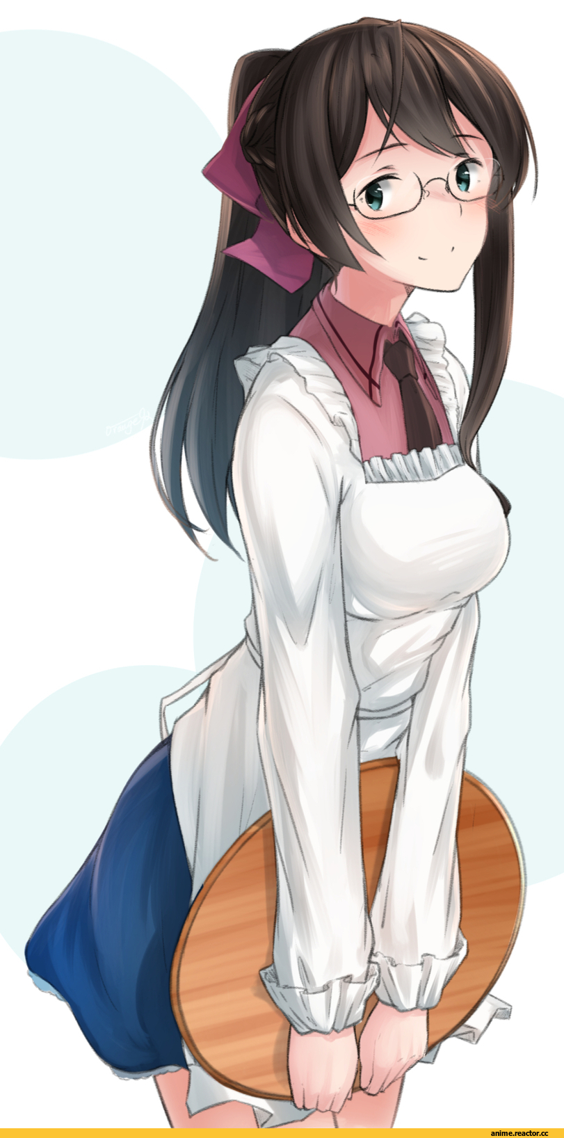 Ooyodo (Kantai Collection), Kantai Collection, Megane, orange (sal1014), Mamiya (kantai collection), crossdress, Anime