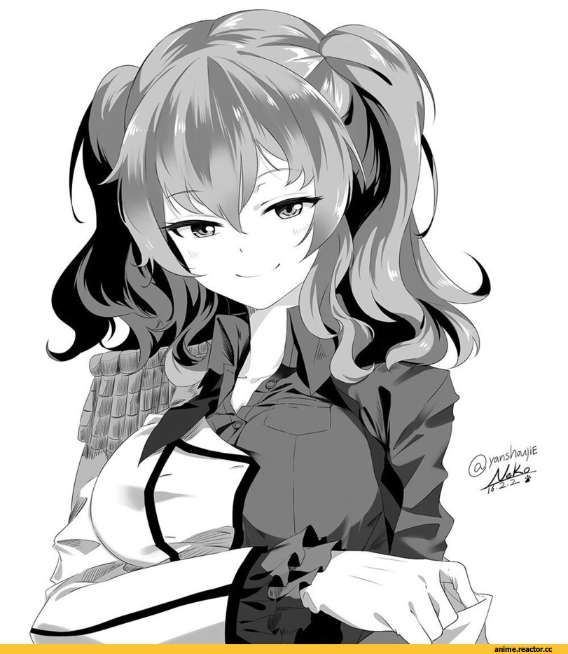 Monochrome (Anime), Kashima (Kantai Collection), Kantai Collection, neko (yanshoujie), Anime Art, Anime