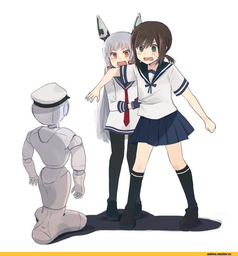 Fubuki (Kantai Collection), Kantai Collection, Murakumo (Kantai Collection), Admiral (Kantai Collection), Annin Musou, Anime Art, Anime