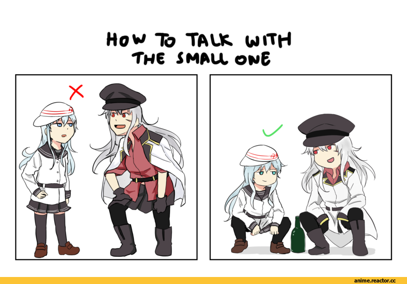 Gangut (Kantai Collection), Kantai Collection, Verniy, rukialice, Anime