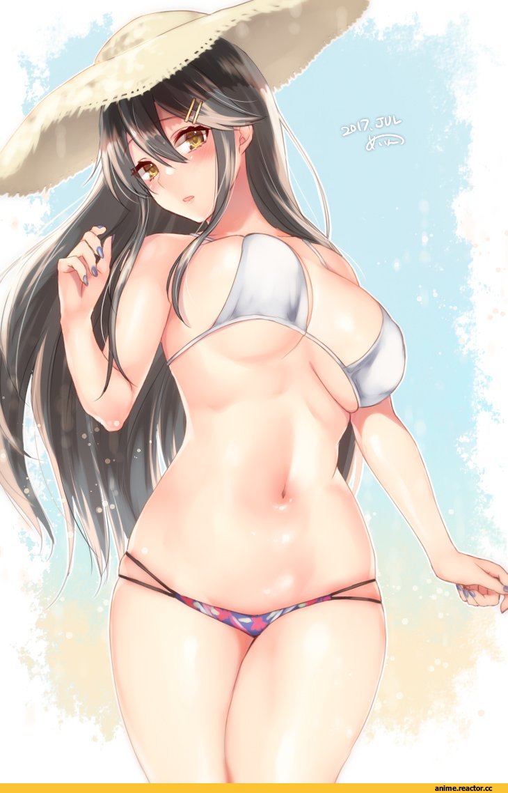 Haruna (Kantai Collection), Kantai Collection, Anime Ero Swim, Anime Ero, Sakiryo Kanna, Anime Art, Anime