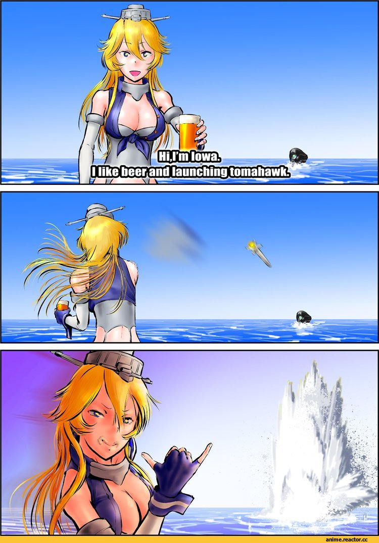 Iowa (Kantai Collection), Kantai Collection, choufu shimin, Anime