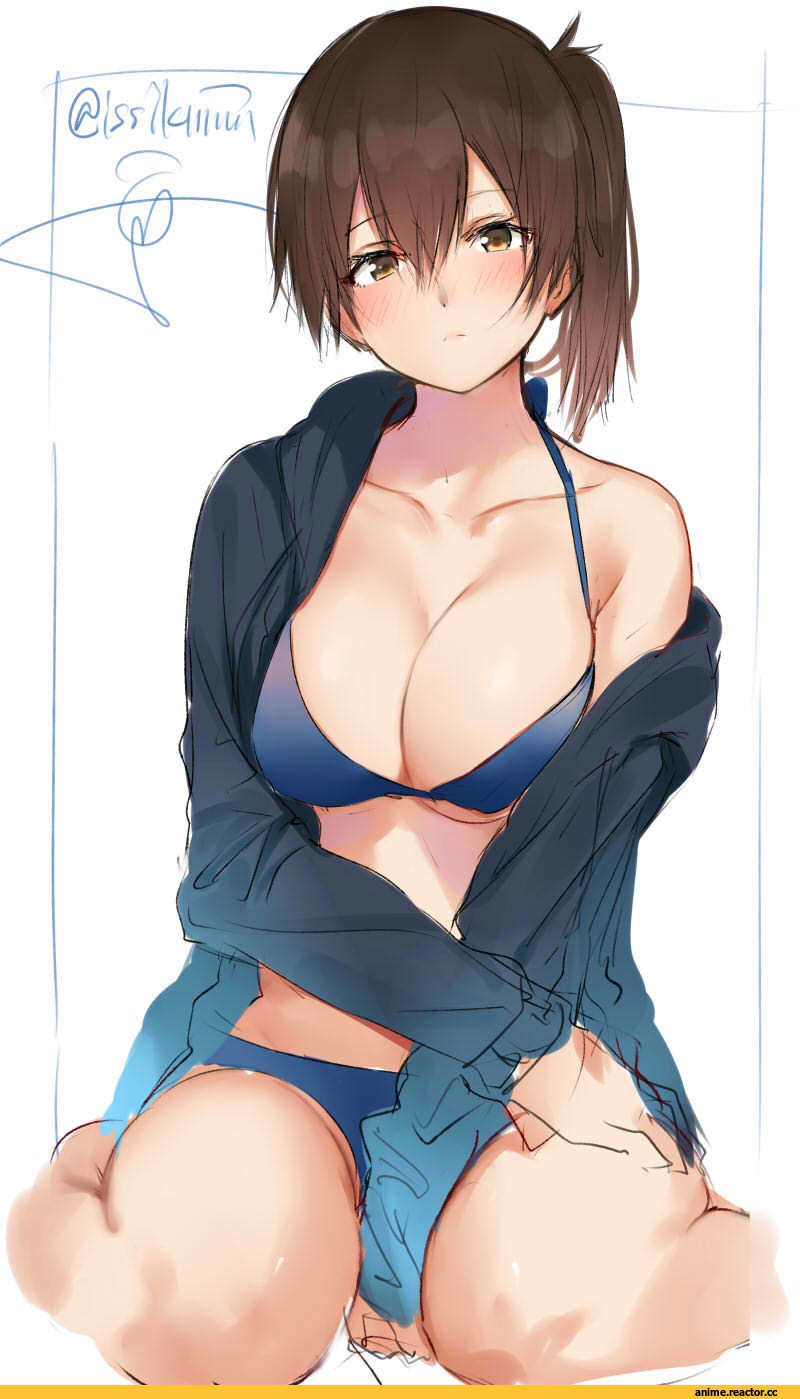 Kaga (Kantai Collection), Kantai Collection, Isshiki (Ffmania7), Anime Art, Anime Ero Swim, Anime Ero, Anime Sketch, Anime