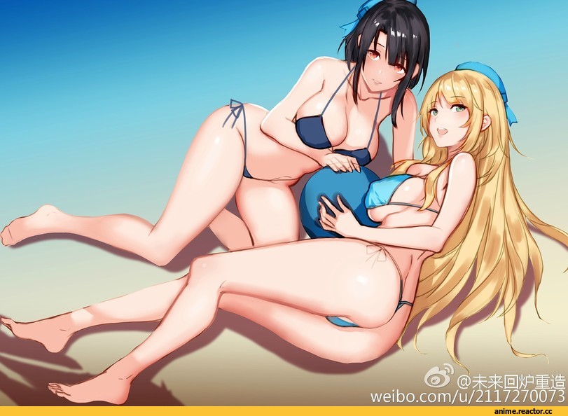 Atago (Kantai Collection), Kantai Collection, Anime Ero Swim, Anime Ero, oshiri, Takao (Kantai Collection), yykuaixian, Anime