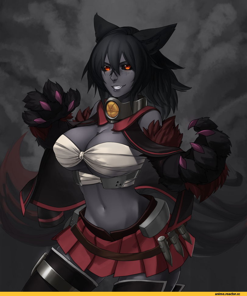 hellhound (MGE), Monster Girl Encyclopedia, Monster Girl (Anime), Kantai Collection, musashi, less, crossover, Anime