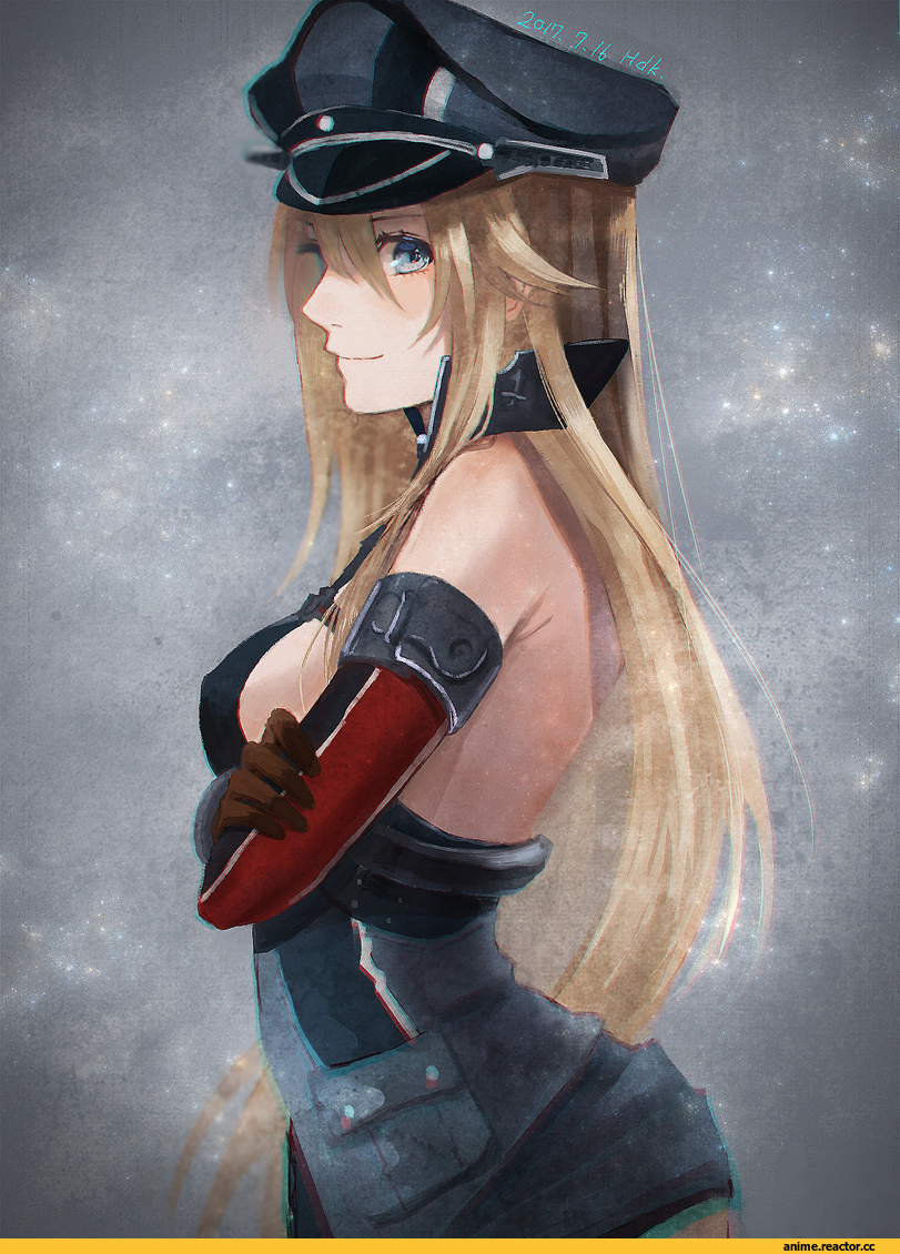 Bismarck (Kantai Collection), Kantai Collection, hdkjln, Anime Art, Anime Paint, Haduki Tohru, Anime
