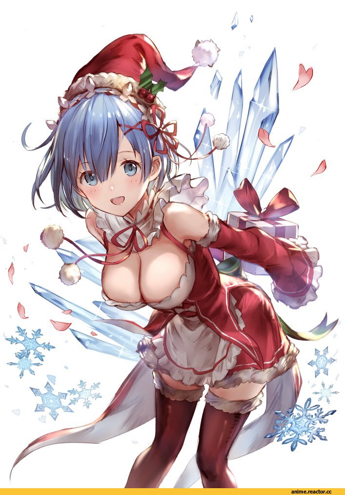 77gl, Rem (re zero), Re Zero Kara Hajimeru Isekai Seikatsu, Anime Christmas, Anime