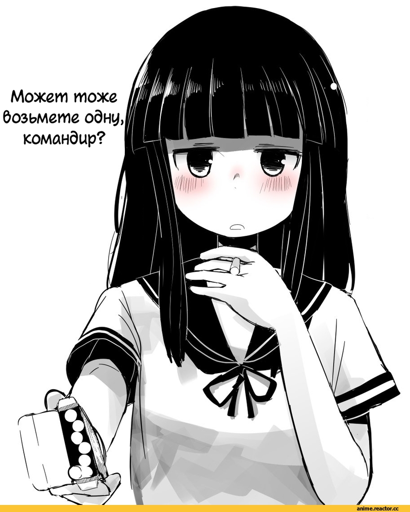 Hatsuyuki (Kantai Collection), Kantai Collection, koharuko (khrkhrk), Monochrome (Anime), Anime