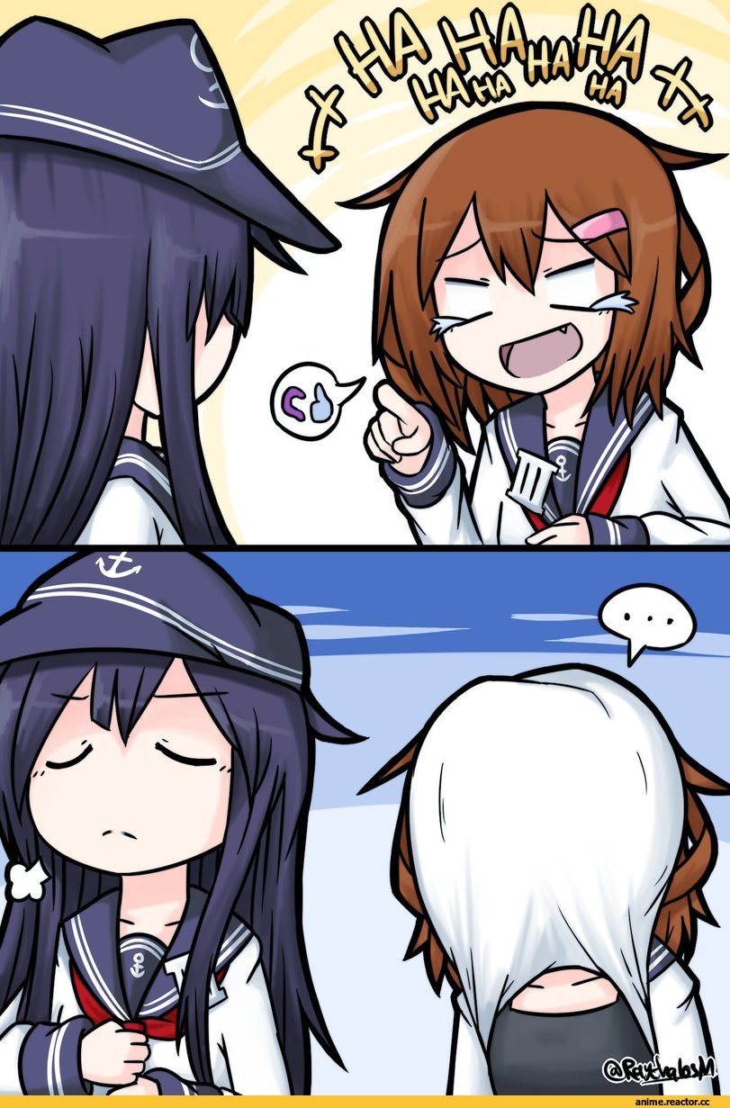 Kantai Collection, Akatsuki, Ikazuchi, Inazuma (Kantai Collection), Hibiki (Kantai Collection), raythalosm, Anime