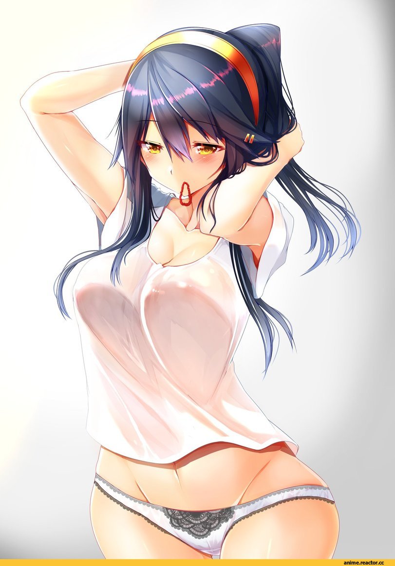 Tsukui Kachou, Anime Art, anime eto, Anime Ero Pantsu, Anime Ero, Haruna (Kantai Collection), Kantai Collection, Anime