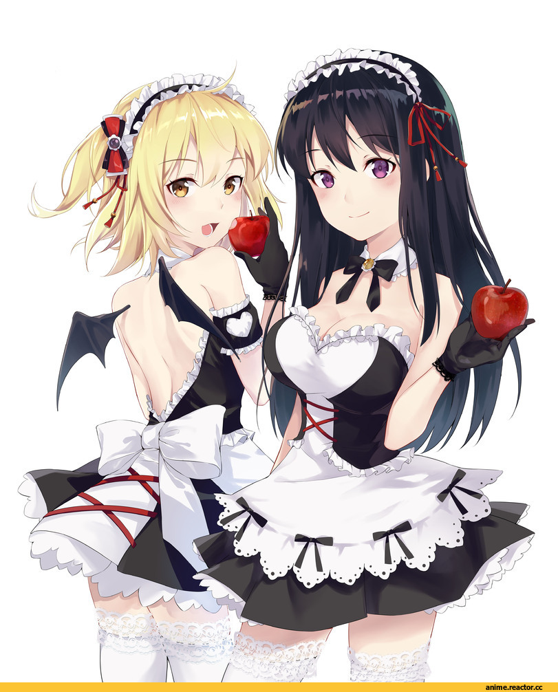 Maid, luo jie, Anime Art, AO, Anime