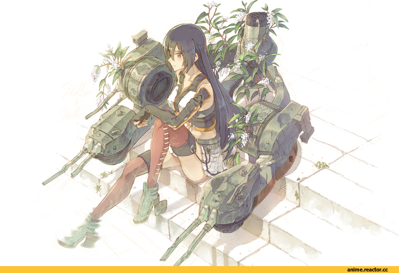 cosmic (crownclowncosmic), Kantai Collection, Nagato (Kantai Collection), Anime