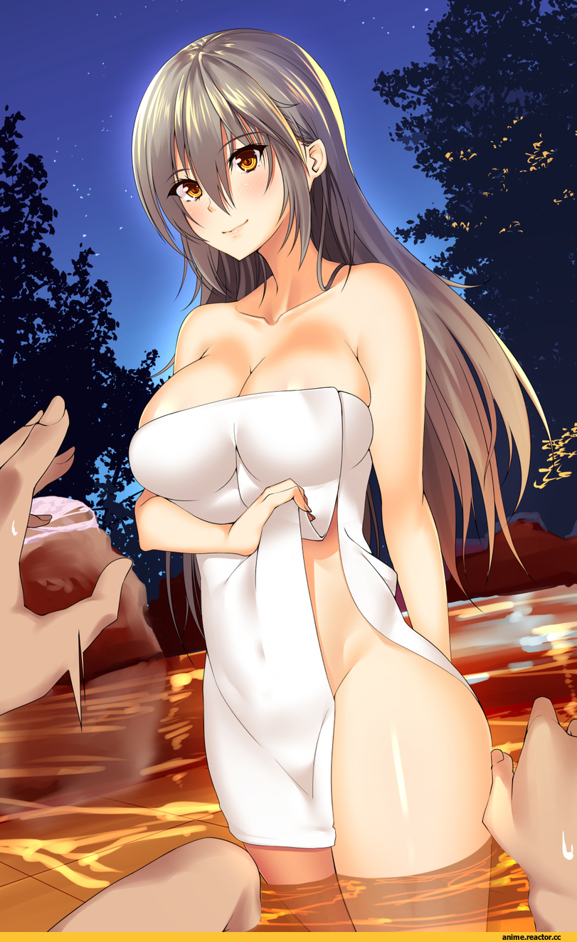 Kantai Collection, Haruna (Kantai Collection), inuikentarou, Anime Ero, Anime Ero Swim, Anime Ero Kyonyuu, Anime