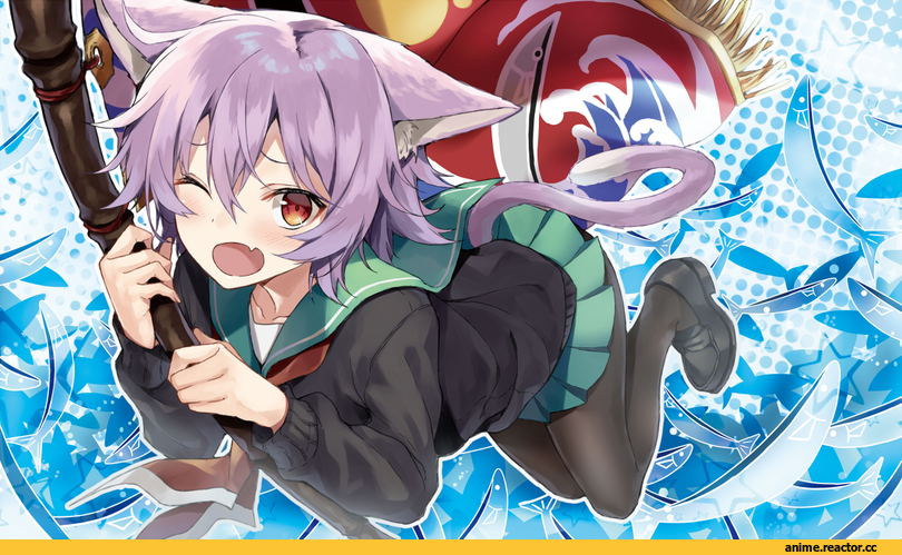 Tama (Kantai Collection), Kantai Collection, kakao rantan, neko, Animal Ears, Anime
