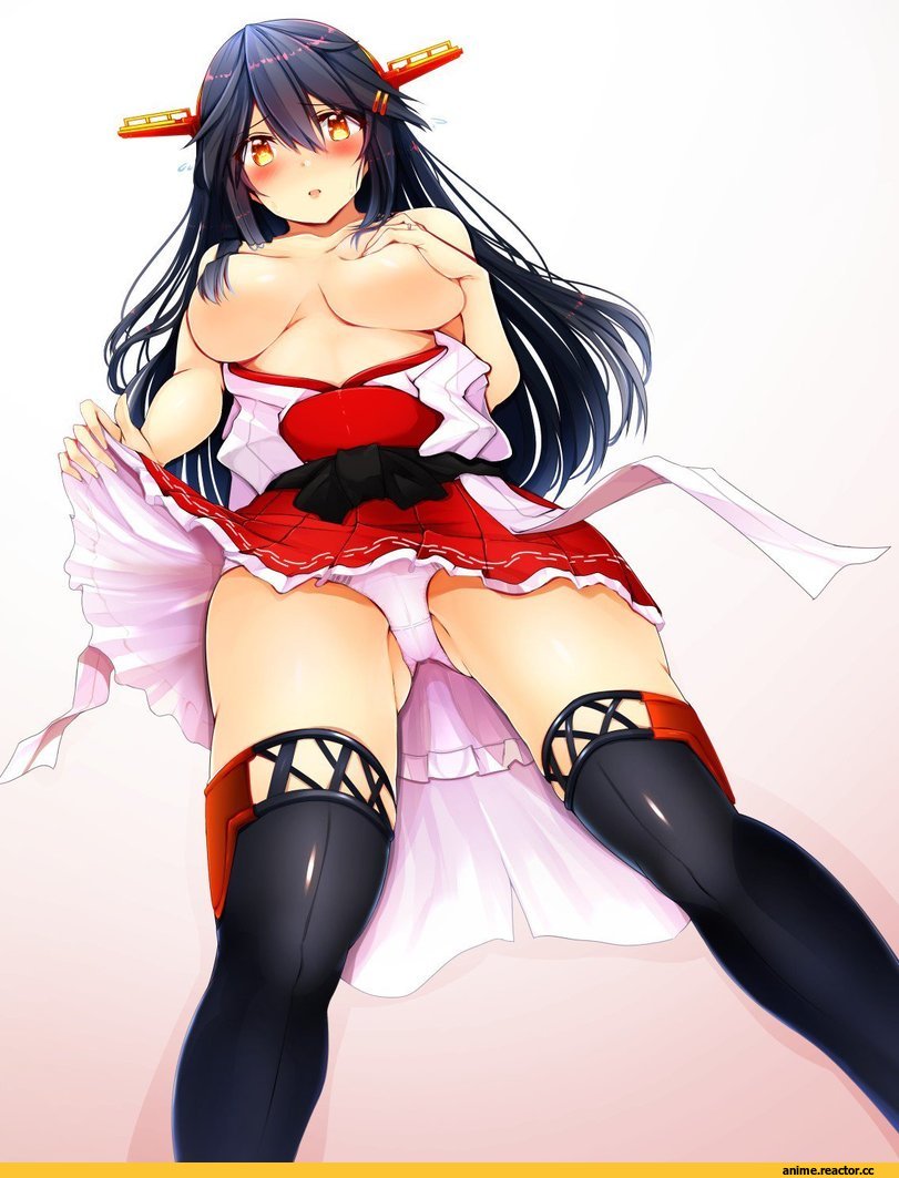 Tsukui Kachou, Anime Art, Anime Ero, Adult pantsu, Haruna (Kantai Collection), Kantai Collection, Anime