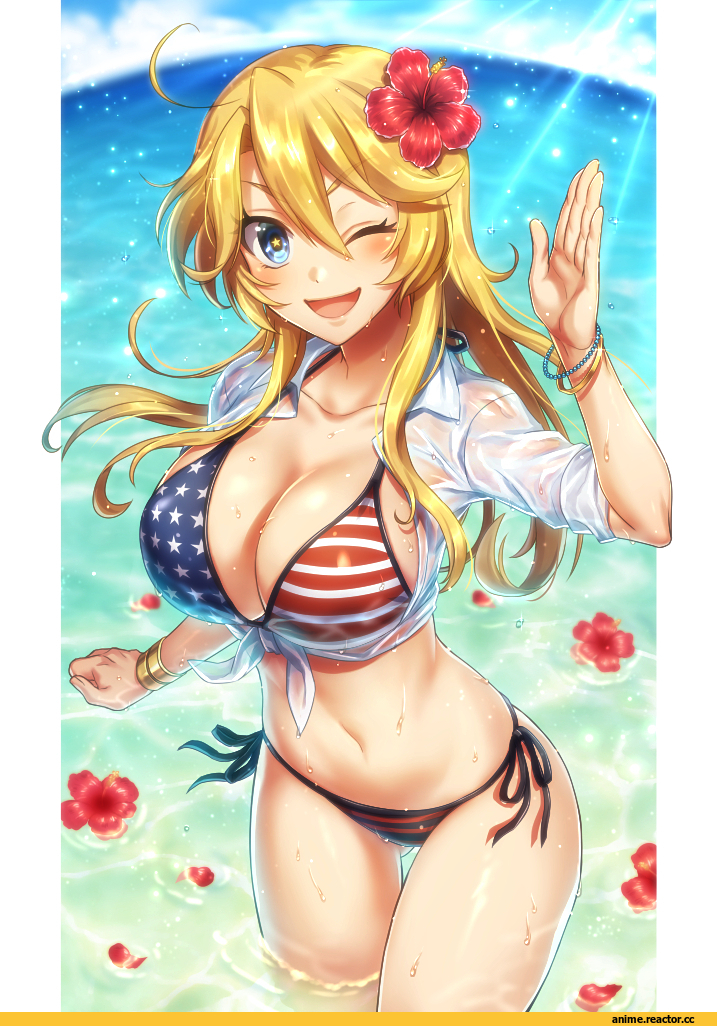 Iowa (Kantai Collection), Kantai Collection, mk (artist), Anime Ero Swim, Anime Ero, Anime