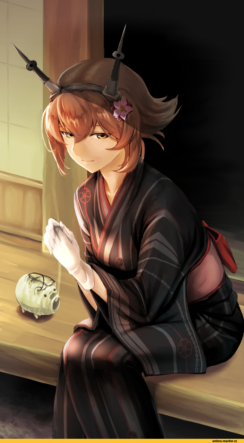 Mutsu, Kantai Collection, kokuzoo, Anime