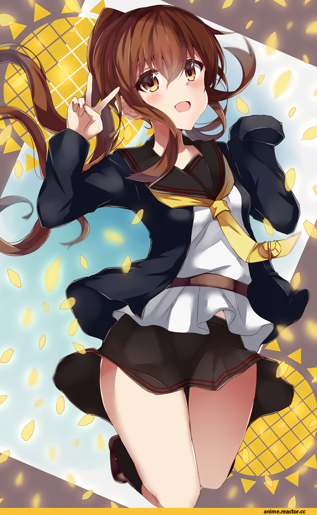 Kantai Collection, fumizuki (kantai collection), hinauri (nurupon), Anime