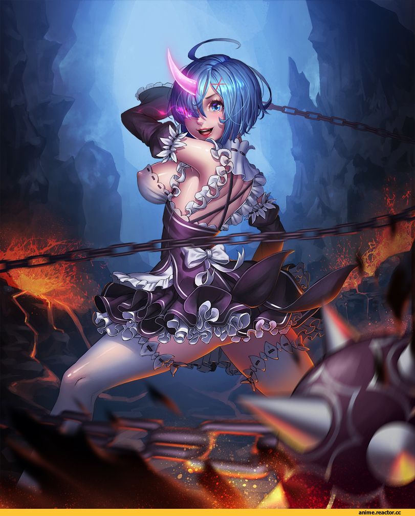 Re Zero Kara Hajimeru Isekai Seikatsu, Rem (re zero), Rhasta, Anime Ero Oppai, Anime Ero, Anime