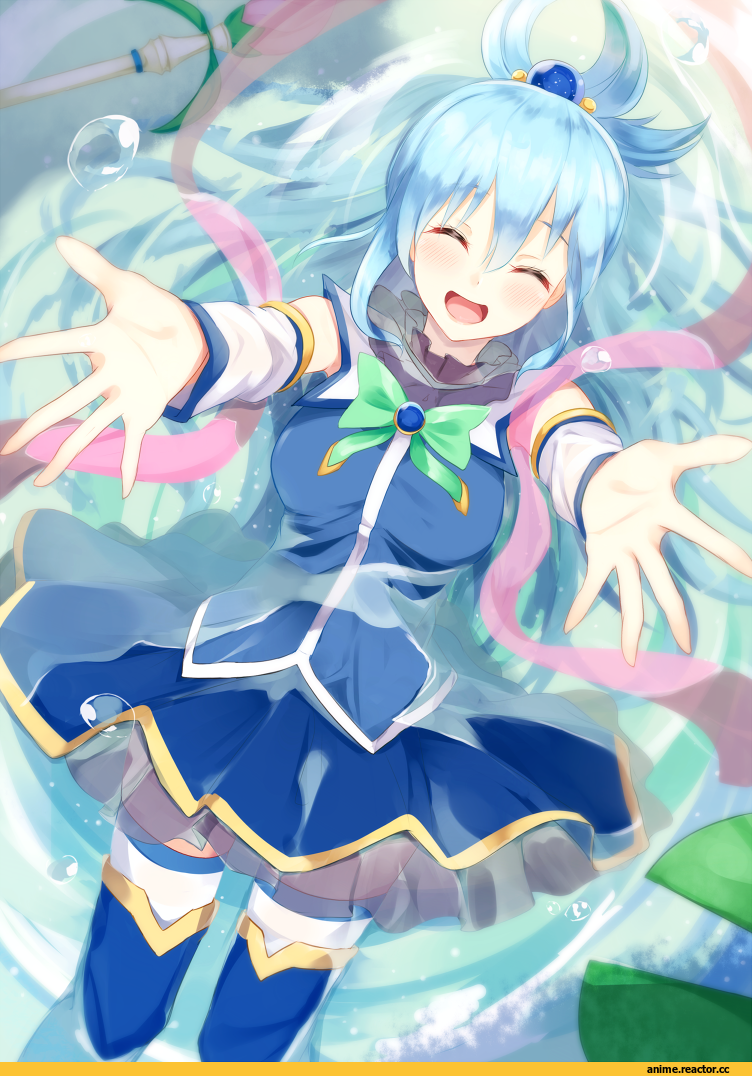 KonoSuba, Aqua (KonoSuba), Igakusei, Anime