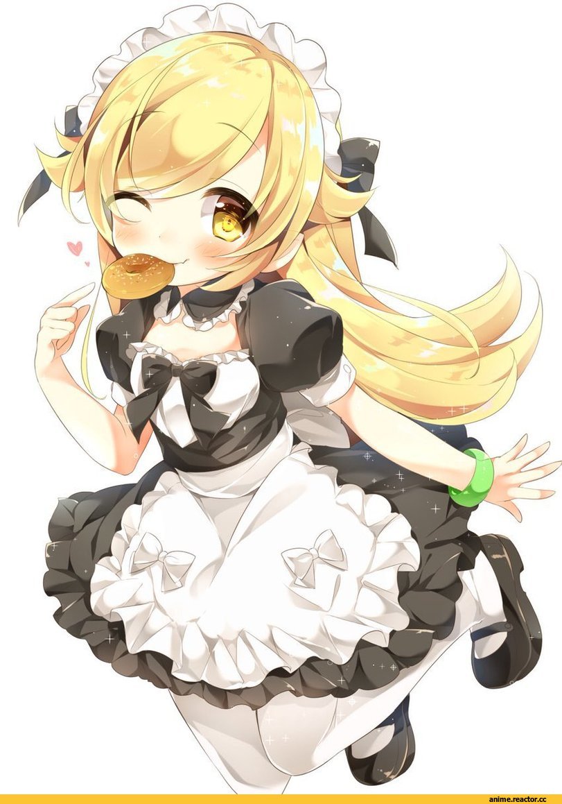 Oshino Shinobu, Monogatari (Series), Maid, Anime