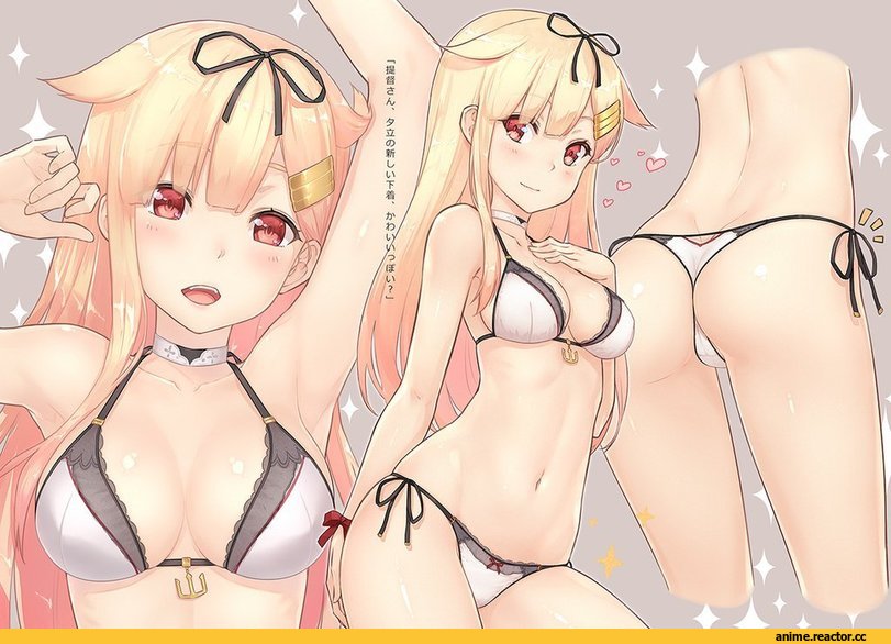 Yuudachi, Kantai Collection, dan (kumadan), Anime Ero Swim, Anime Ero, Anime Ero Ass, Anime