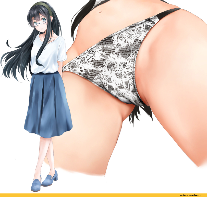Adult pantsu, Anime Ero, Ooyodo (Kantai Collection), Kantai Collection, Irohakaede, Megane, Anime