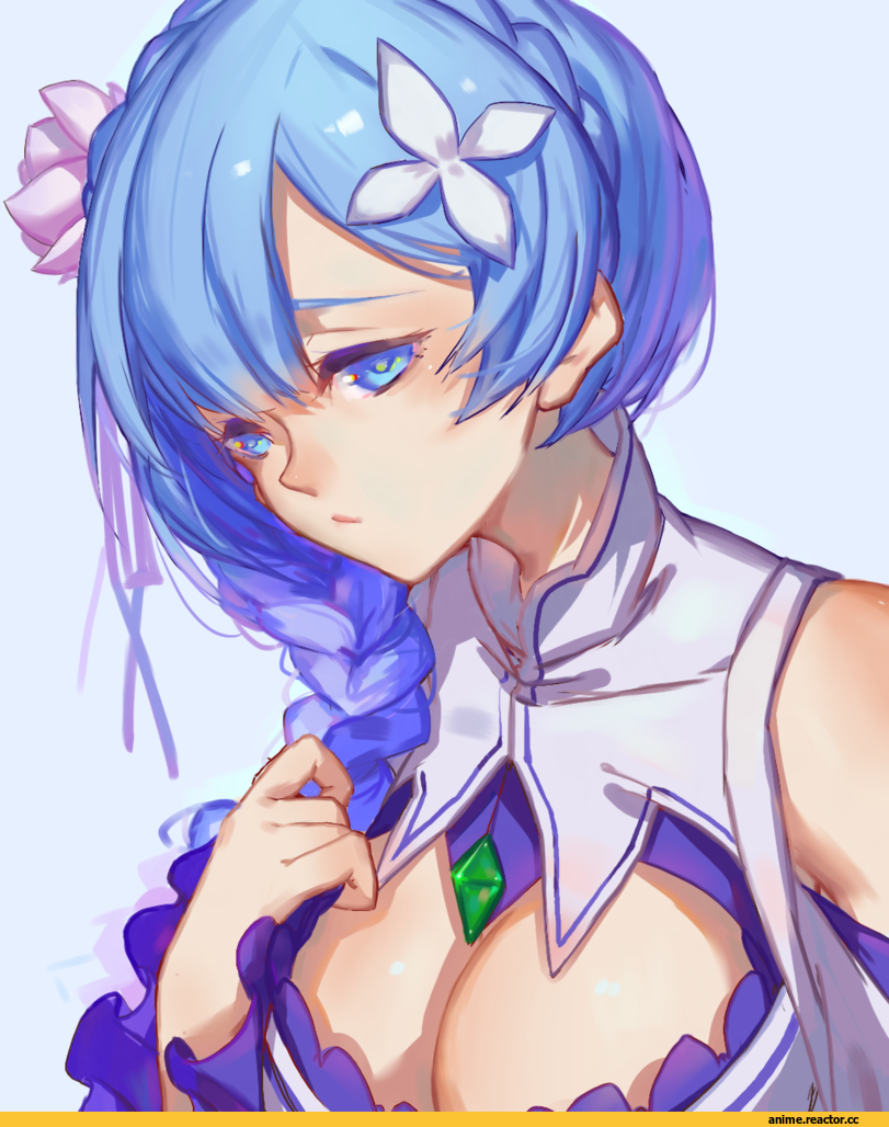 Re Zero Kara Hajimeru Isekai Seikatsu, Rem (re zero), red cucumber, Anime