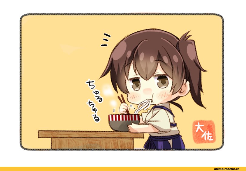 Kantai Collection, Kaga (Kantai Collection), Taisa (kari), chibi, Anime