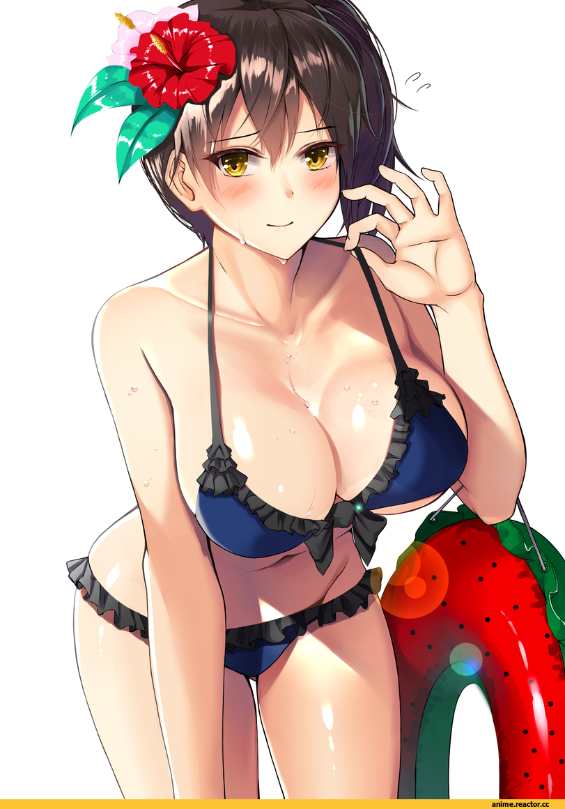 suika (atelier-yuu), Anime Art, Kaga (Kantai Collection), Kantai Collection, Anime Ero Swim, Anime Ero, Anime Ero Kyonyuu, Anime
