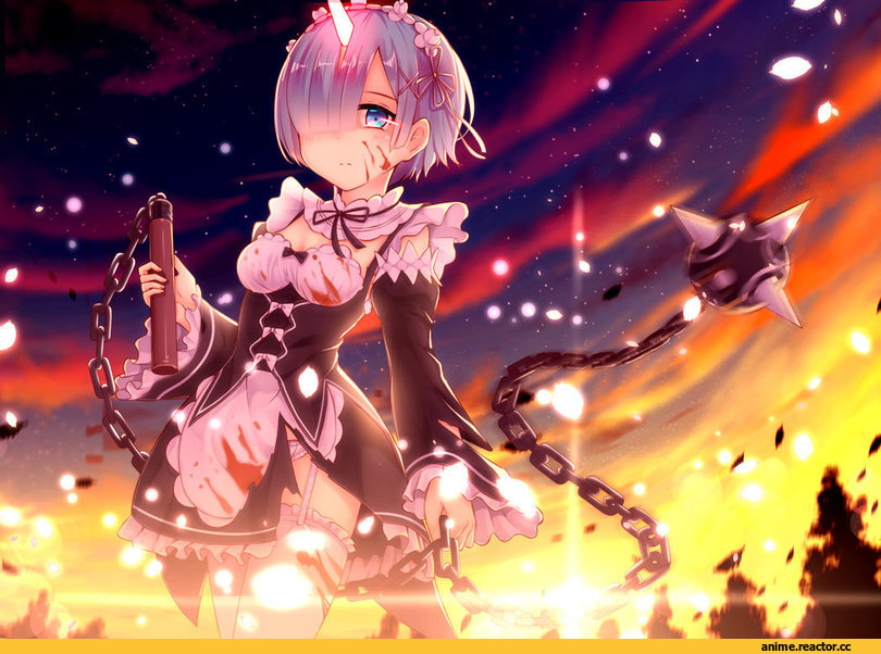 Anime Art, Re Zero Kara Hajimeru Isekai Seikatsu, Rem (re zero), Anime